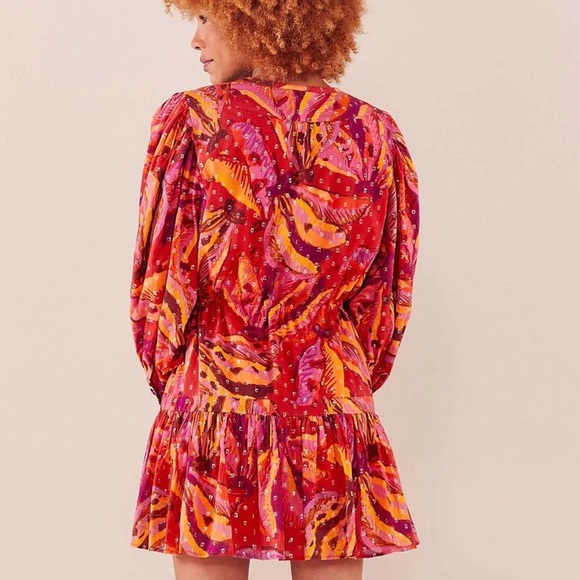 Farm Rio Banana Juice Cotton Minidress - Picture 9 of 15